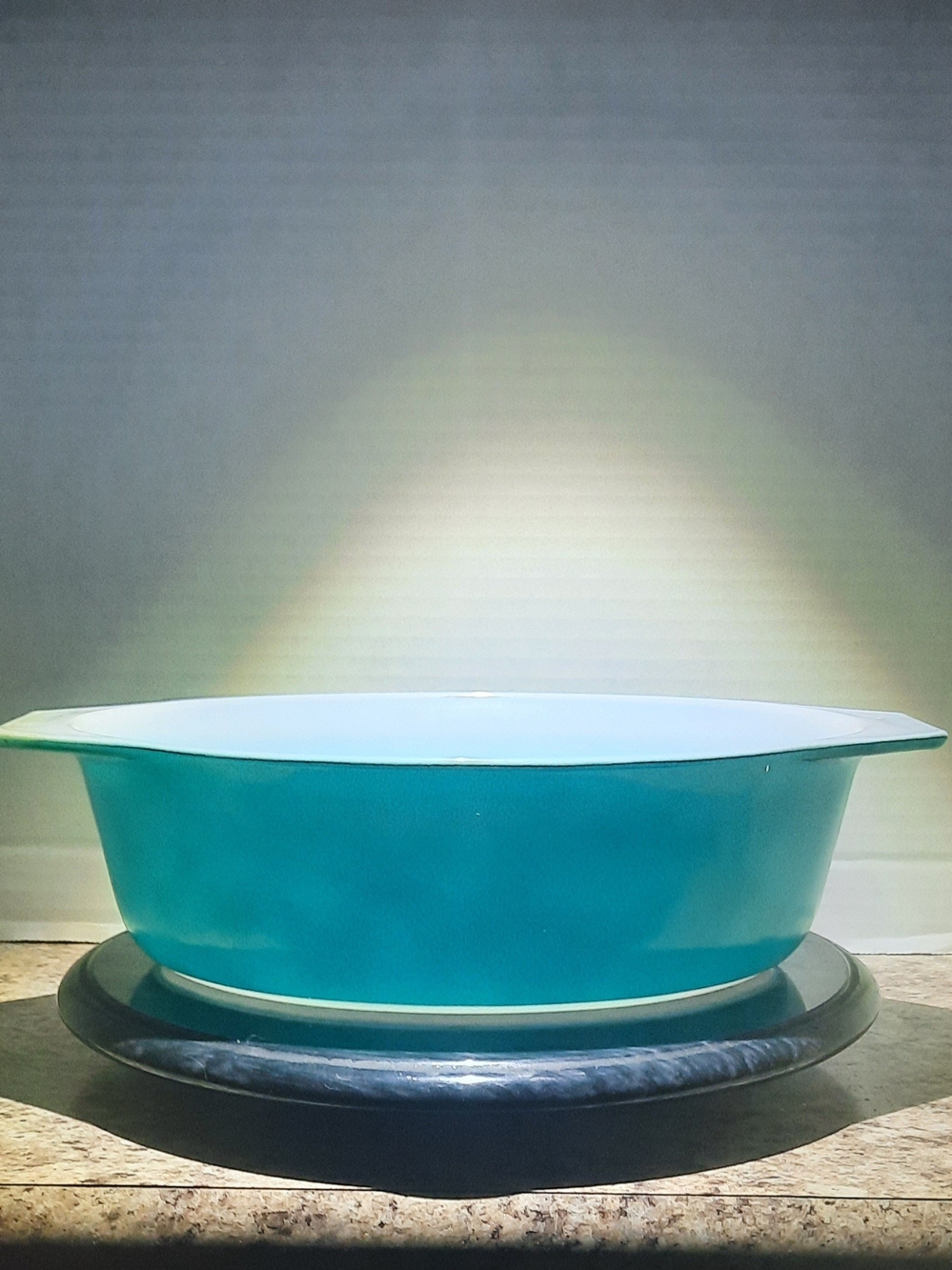 Vintage Pyrex Promotional Blue Doily 045 Casserole Dish - Picture 3 of 9